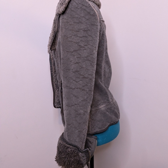 Miss Sixty Charcoal Faux-suede Jacket - Picture 3 of 6